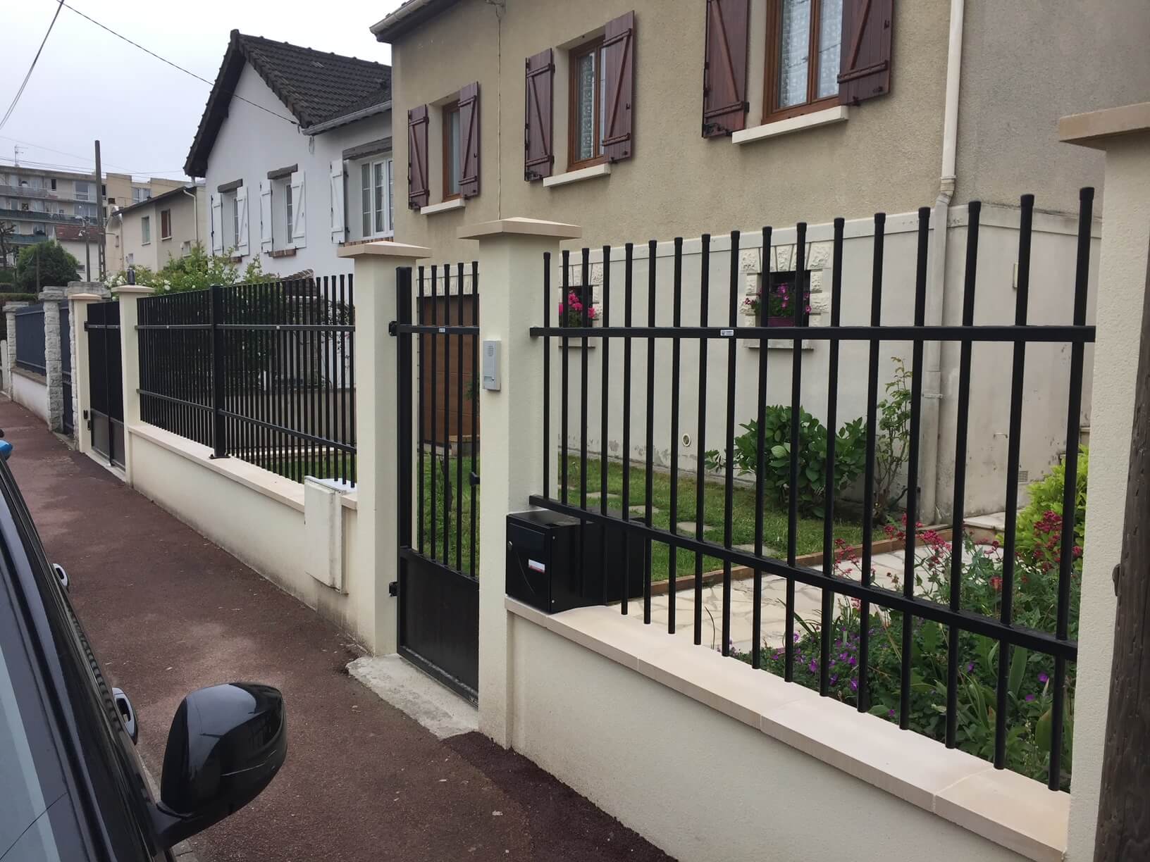 Pose de clôture à Pontoise