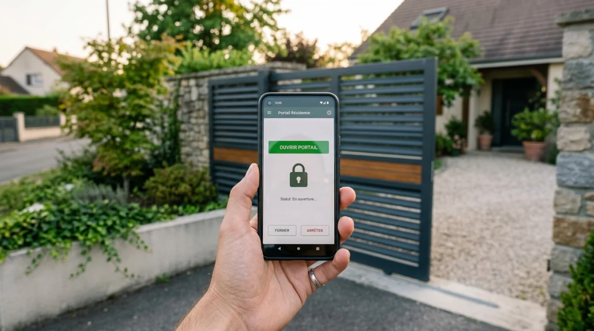 comment ouvrir son portail avec son smartphone