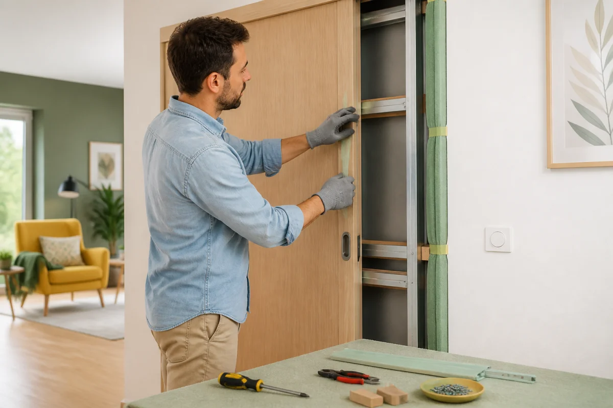 Comment démonter une porte à galandage sans abîmer la cloison
